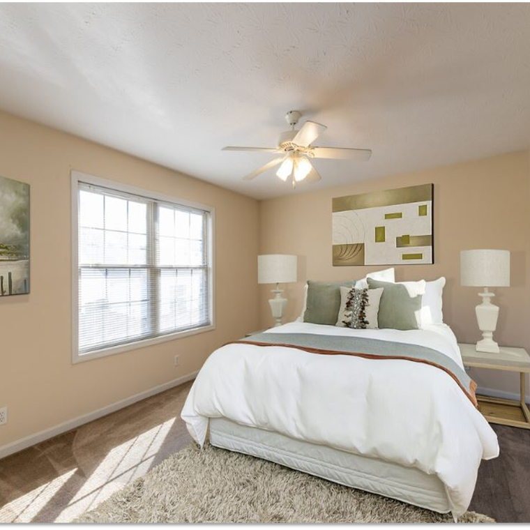 bedroom with window